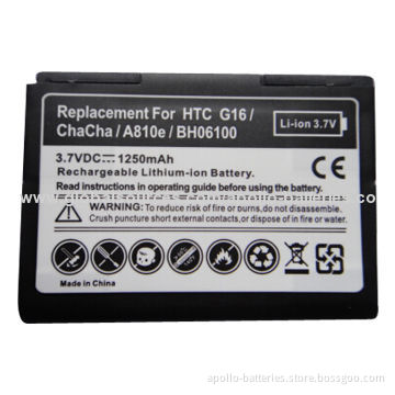 OEM Available China Mobile Phone Battery for HTC Chacha/A810E/G16/Status, 1,250mAh